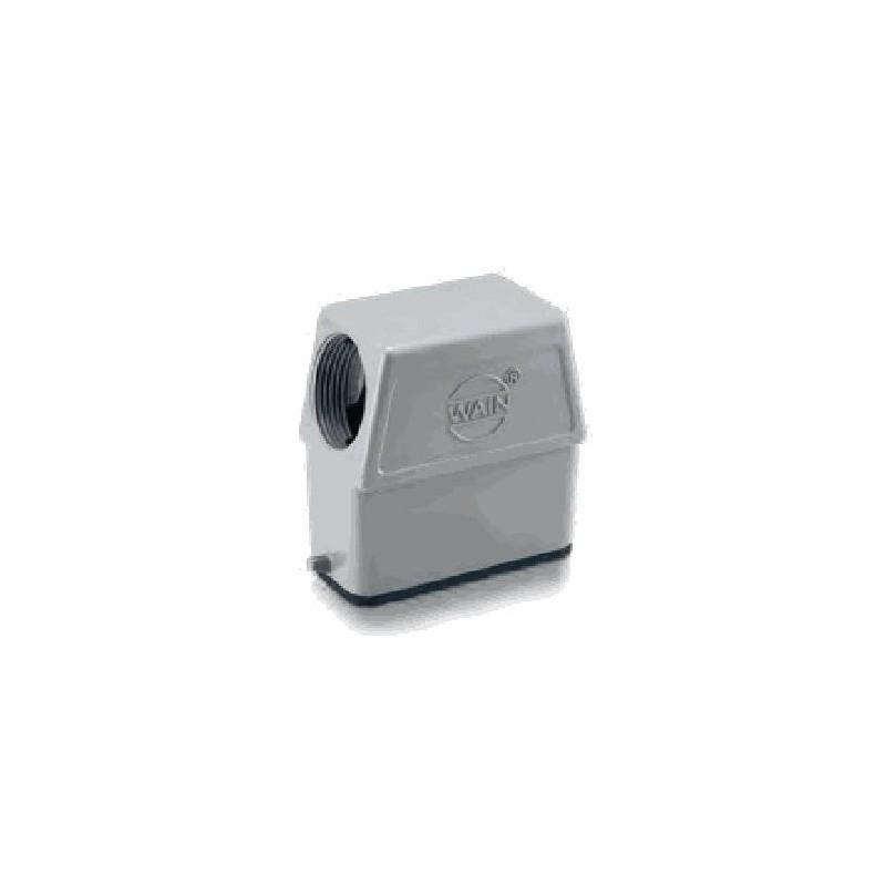 Capot 10A, Aluminium moulé sous pression, Alliage de zinc moulé, IP65, Sortie horizontale, M25